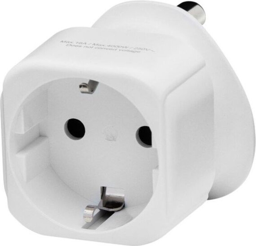 Jordet reiseadapter Sør-Afrika