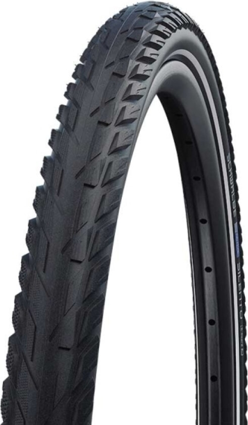 SCHWALBE Silento Non folding tire (37-622) Black, BaSilica, K-Guard, PSI max:70 PSI, Yes, Weight:560 g