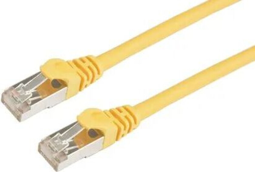 Nettverkskabel Lszh Rj-45 Rj-45 Cat 6a 10m Gul