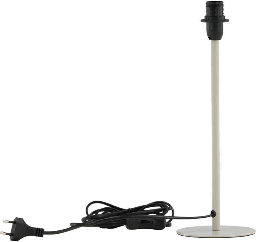 Dasir belysning bordlampe 12x12x42,4cm beige, svart.