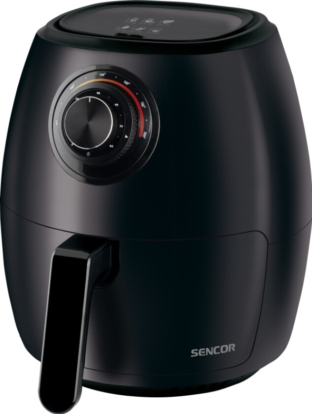 SFR 3130BK, Varmluftsfrityr, 3,5 l, 60 °C, 200 °C, Single/enkelt, Sort