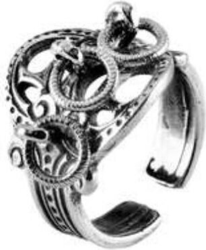 Romeriksbunad, Ring i 925 oksidert sølv