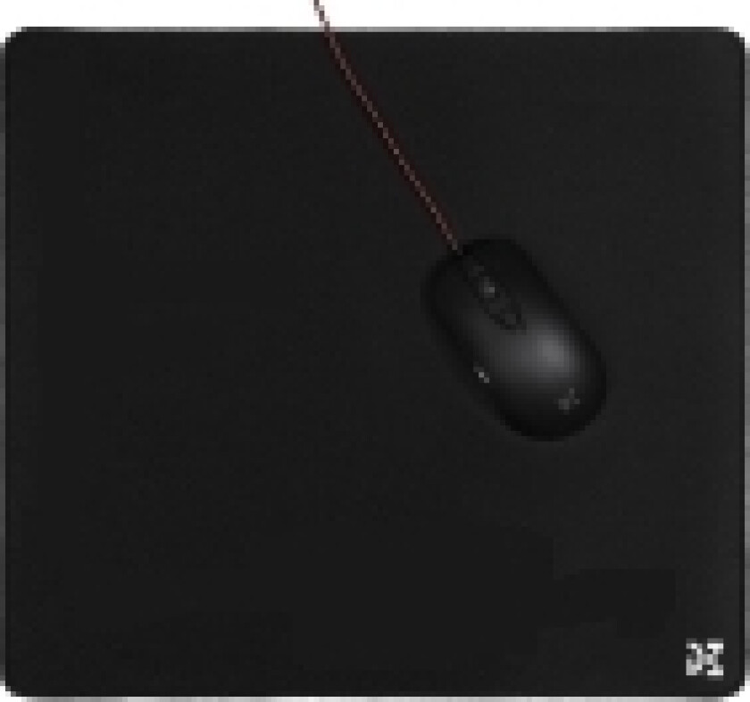 Dream Machines DM L, Sort, Monokromatisk, Mikrofiber, Gummi, Antiskliunderlag, Musematte til gaming
