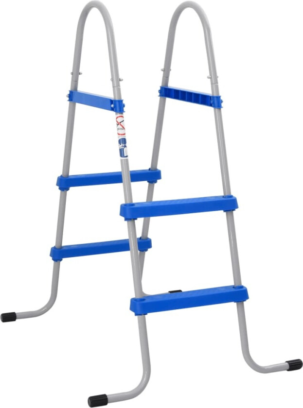 Bassengstige for frittstående basseng 84 cm stål og plast