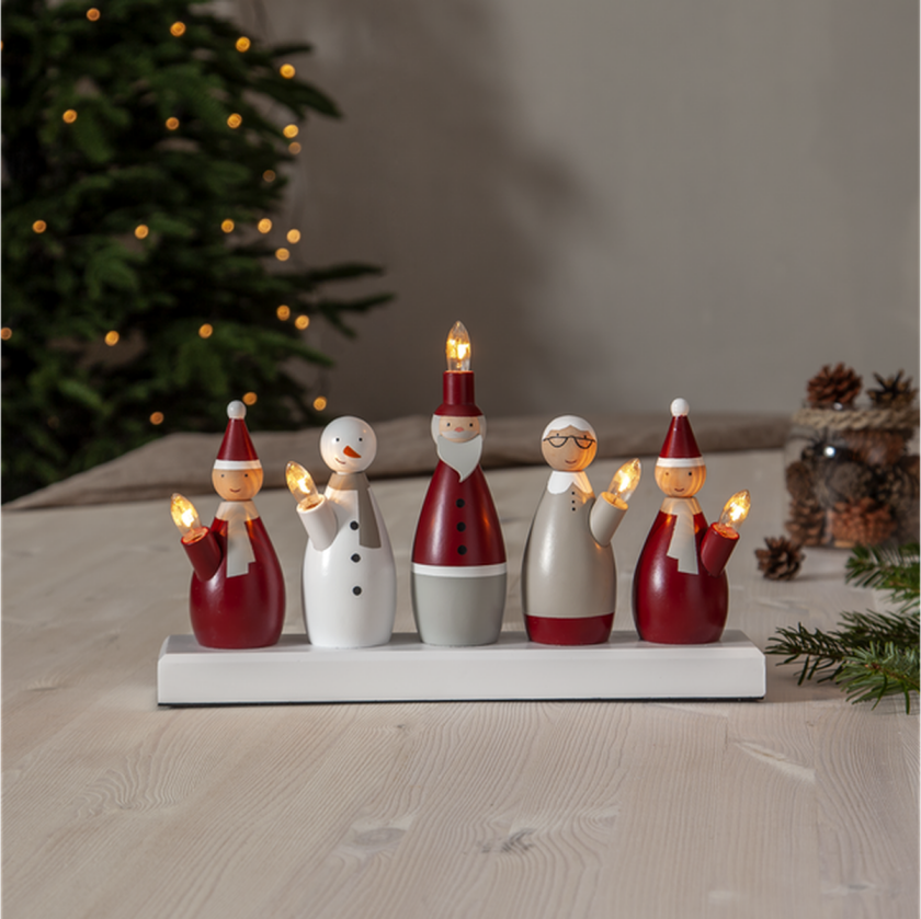 Adventlysestake Nissefamile