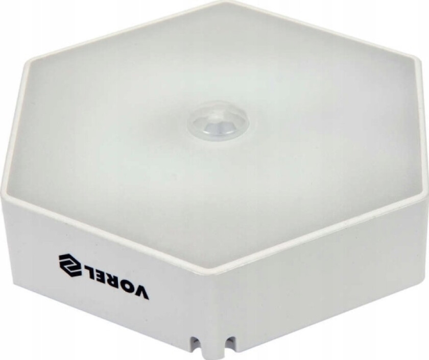 Toya VOREL skrivebordslampe NATTLAMPE 50 lm DUSK MOTION SENSOR 3AAA