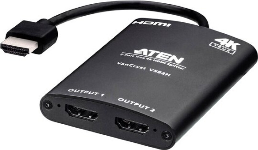 2 Port True 4K HDMI Splitter