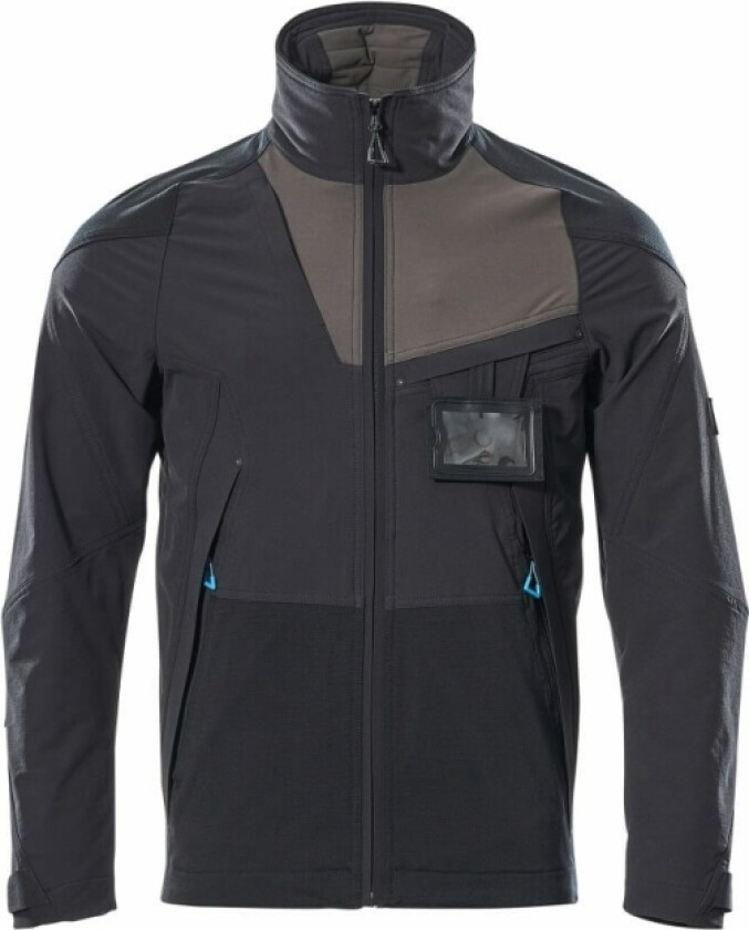 Arbeidsjakke stretch sort/ant l