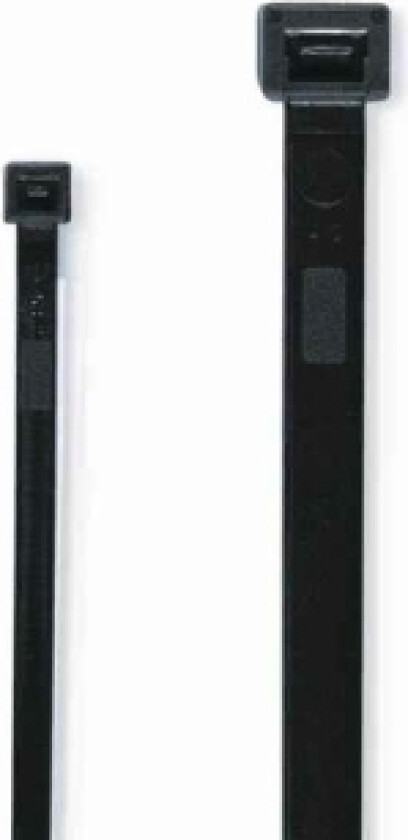 18 1747, Frigjørbart buntebånd, Plastikk, Svart, 5 cm, 80 N, V2