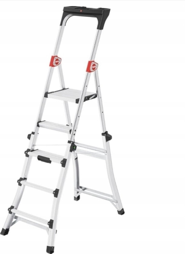 TL 100 TopLine 8450100 Aluminium Teleskopstige Arbejdshøjde (max.): 3.09 m Sølv, Rød, Sort 8.8 kg