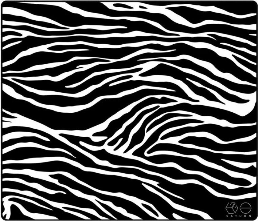 Saturn Gaming Musematte - Boardzy Zebra - Xl - Limited Edition