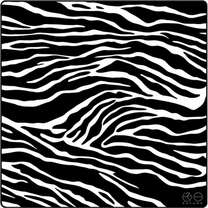 Saturn Gaming Musematte - Boardzy Zebra - Xl Square - Limited Edition
