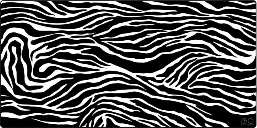 Saturn Gaming Musematte - Boardzy Zebra - Xxl - Limited Edition