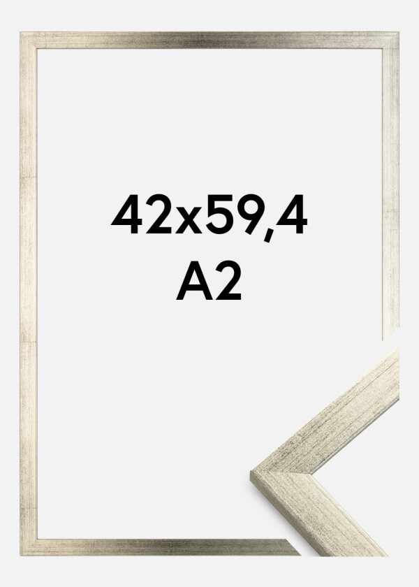 Ramme Stilren Akrylglass Sølv 42x59,4 Cm (A2)