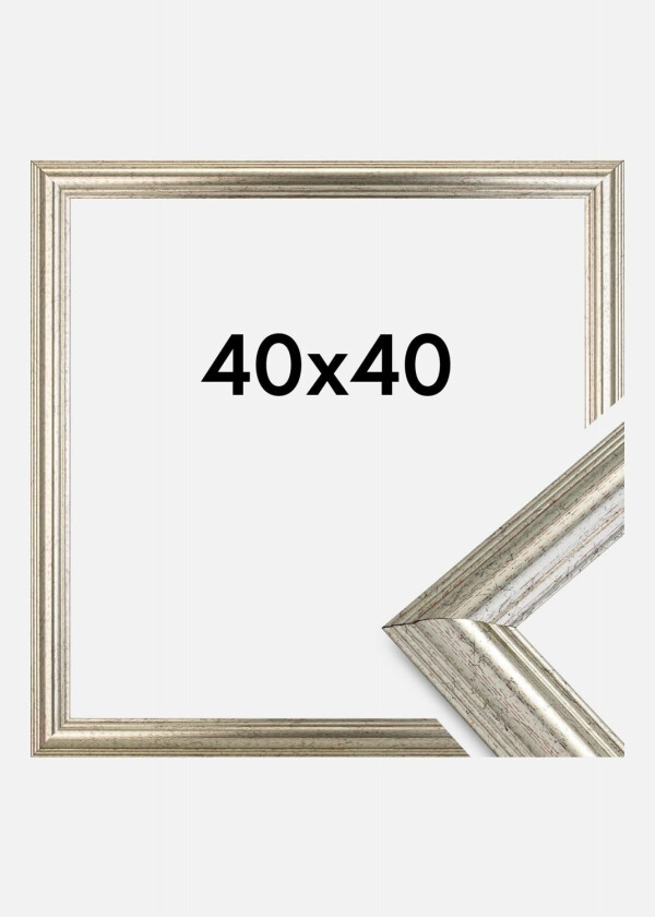 Ramme Västkusten Sølv 40x40 Cm