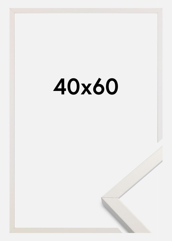 Focus Ramme Soul Hvit 40x60 Cm