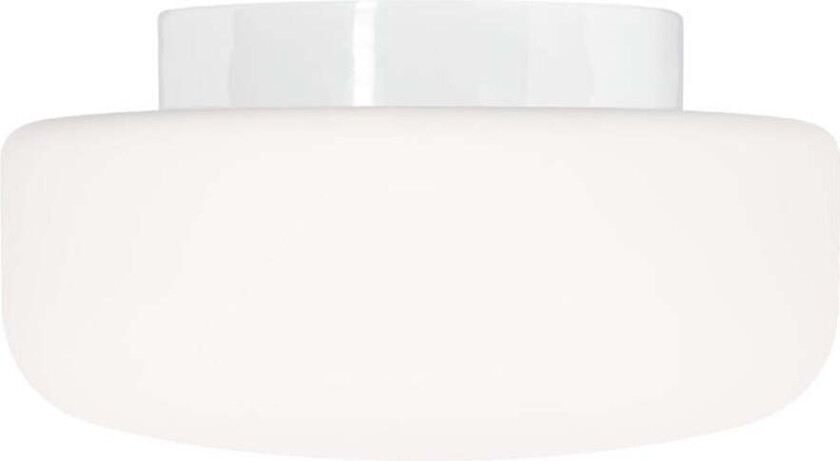 Tak- og vegglampe Solenne 320/170 E27 hvit, matt opalt glass