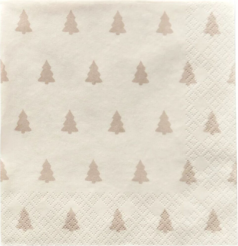 Linen trees servietter 33 x 33 cm 20-pakning sand