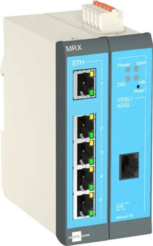 INSYS icom MRX2 1.0 DSL-B modularer VDSL-/ADSL-Router Annex J/B VPN Option