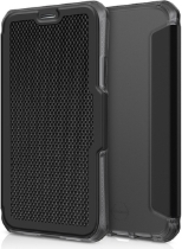 ITSKINS SPECTRUM FOLIO cover til iPhone XS / X®. Black frosty