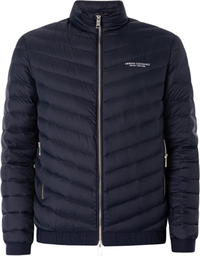 Exchange Down Jacket Herre L Navy / Melange