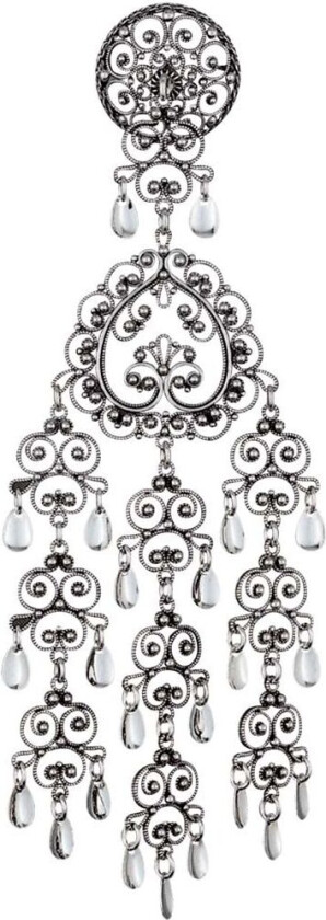 Gudbrandsdalsknappen i 830 oksidert sølv