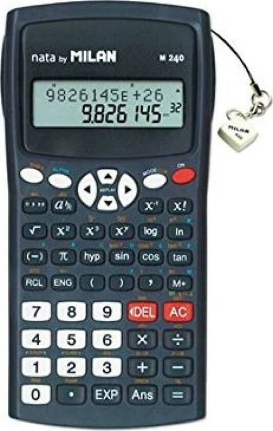 vitenskapelig kalkulator Milan 159110KBL Svart
