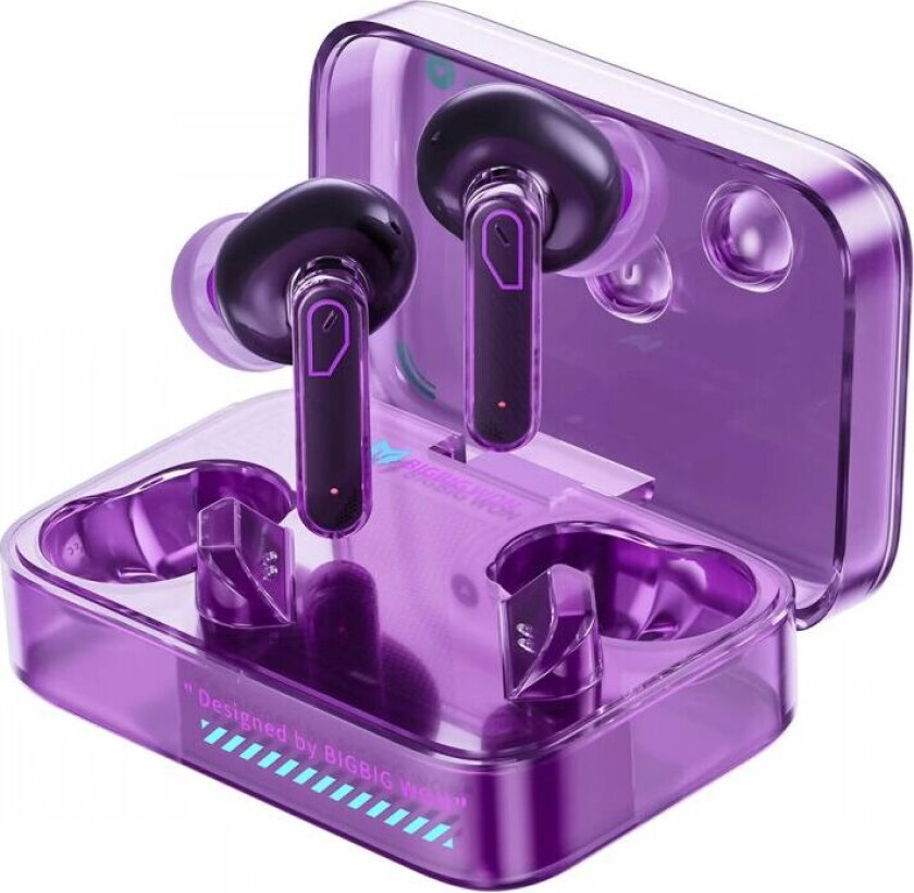 Bigbig Won Halo Tws Wireless Earbuds Anc - Lilla Trådløse Hodetelefoner
