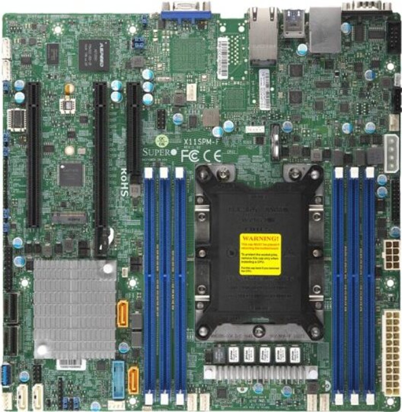 X11SPM-F Hovedkort - Intel C621 - Intel Socket P socket - DDR4 RAM - Micro-ATX