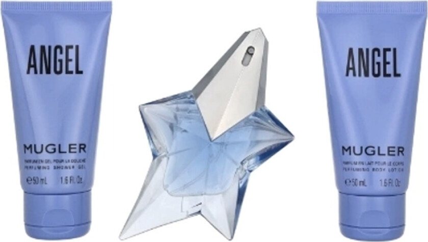 Angel Giftset 125 ml Edp Spray Refillable 25ml/Shower Gel 50ml/Body Lotion 50ml