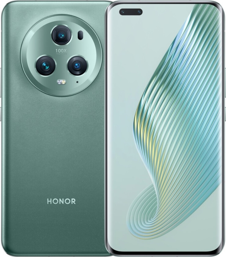 Honor Magic5 Pro - 5G smarttelefon - dobbelt-SIM - RAM 12 GB / Internminne 512 GB - OLED-display - 6.81" - 2848 x 1312 pixels (120 Hz) - 3x bakkamera