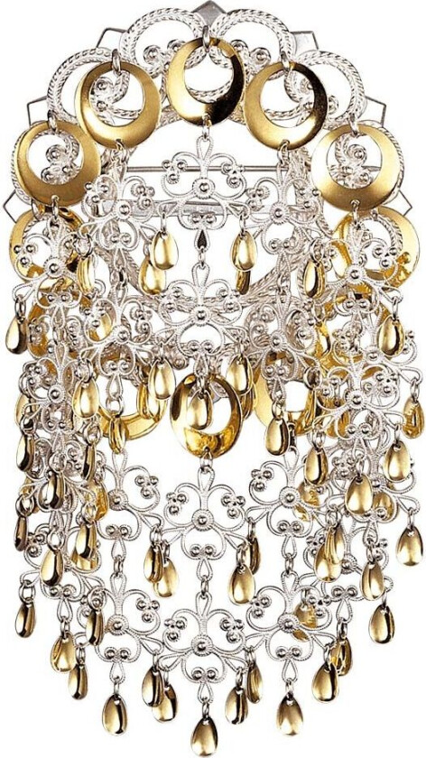 Bilde av Sølje Follo i 830 hvitt og forgylt sølv