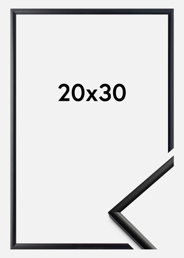 Ramme New Lifestyle Akrylglass Matt Svart 20x30 Cm