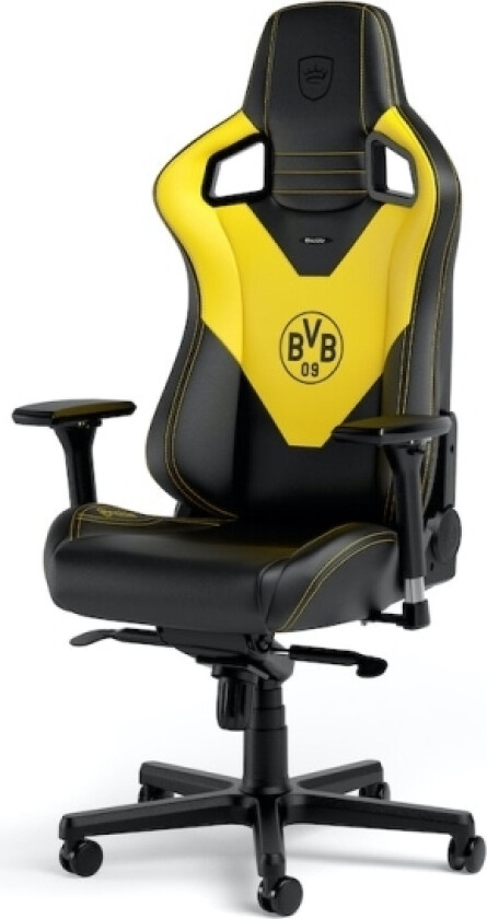 EPIC BVB, PC-gamingstol, 120 kg, Polstret Sete, Polstret Rygg, 140 cm, 185 cm