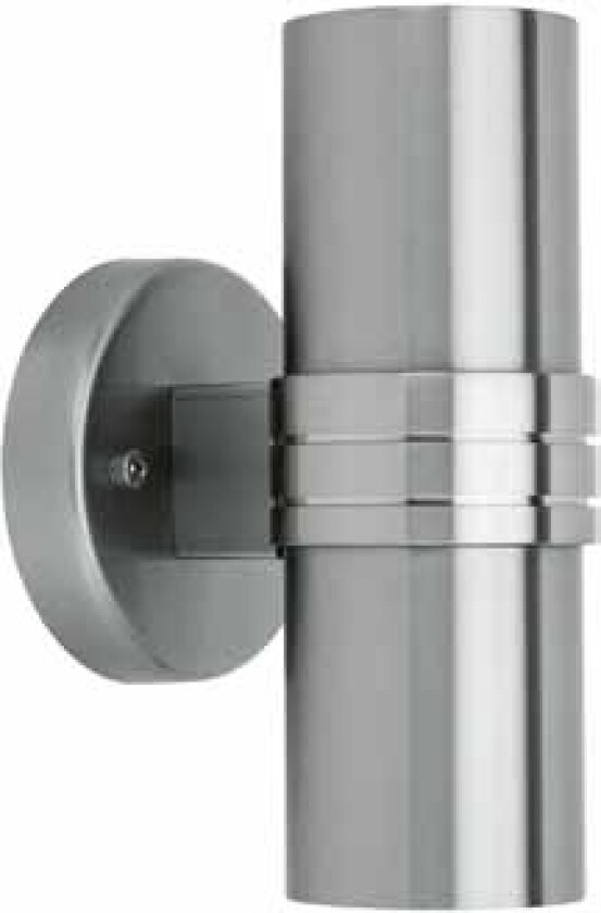 Hanni, Vegglys, Rustfritt stål, Glass, Stål, IP44, Hage, Terrasse, I