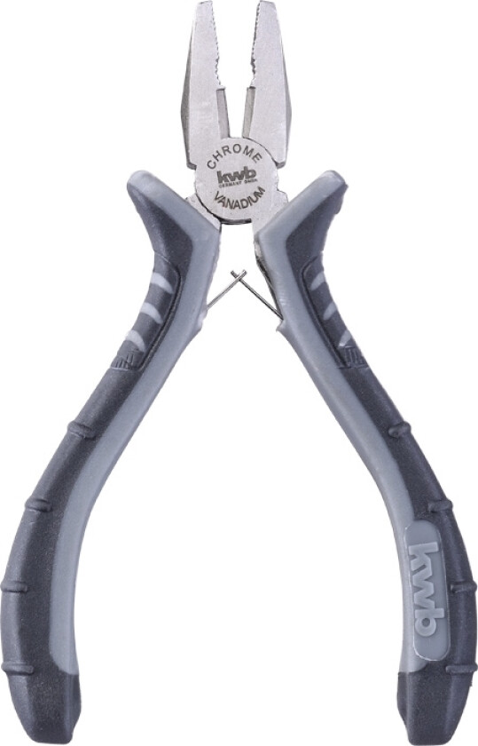 389710, Kombinasjonstang, Kromvanadiumstål, Grå, 12 cm