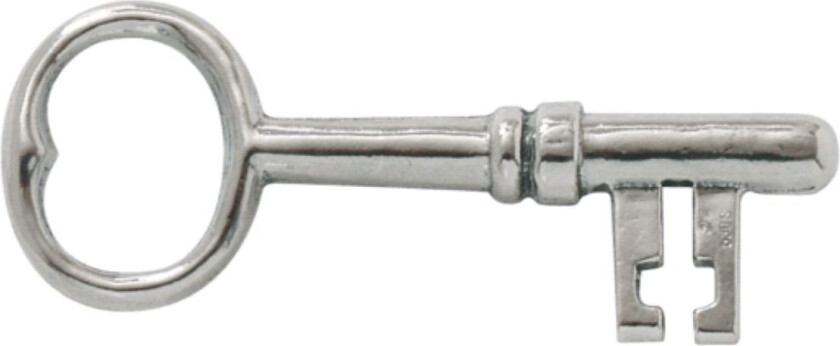 Stabbursnøkkel i 830 oksidert sølv