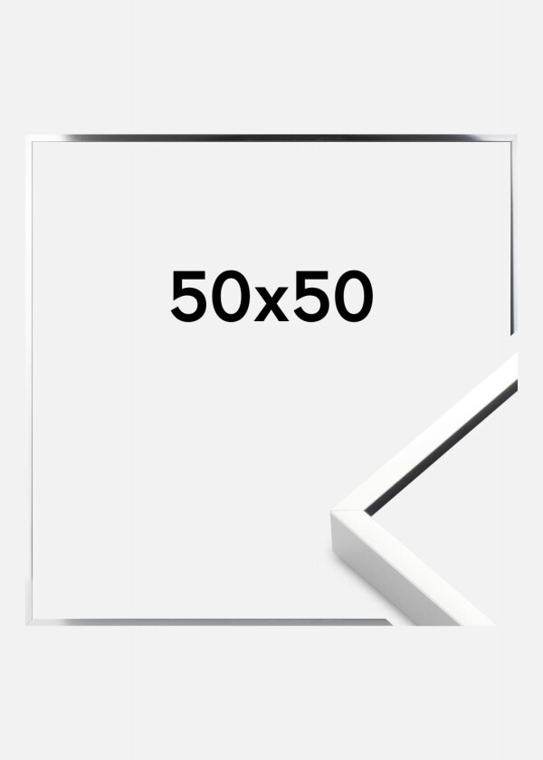 Ramme Premium Alpha Blank Sølv 50x50 Cm
