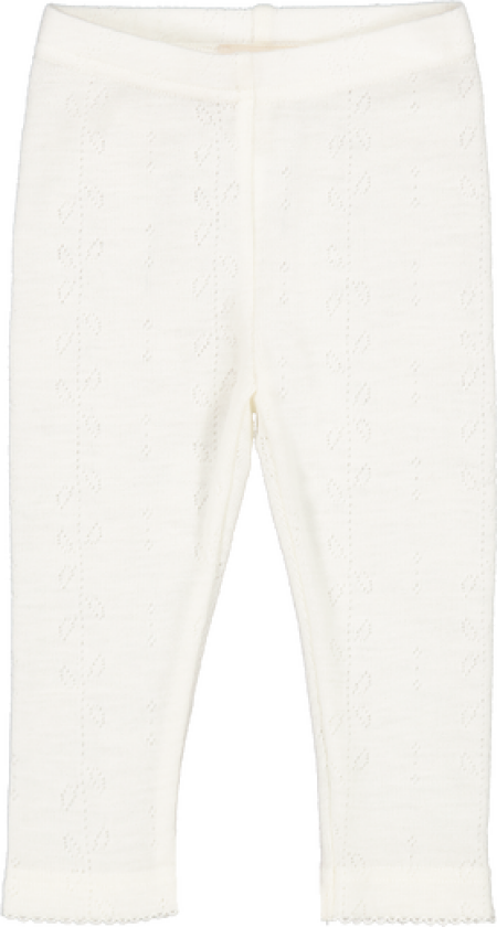 MarMar Ull Leggings Pointelle Leg Natural