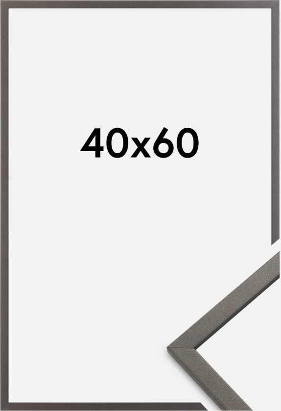 Ramme Edsbyn Akrylglass Grafitt 40x60 Cm