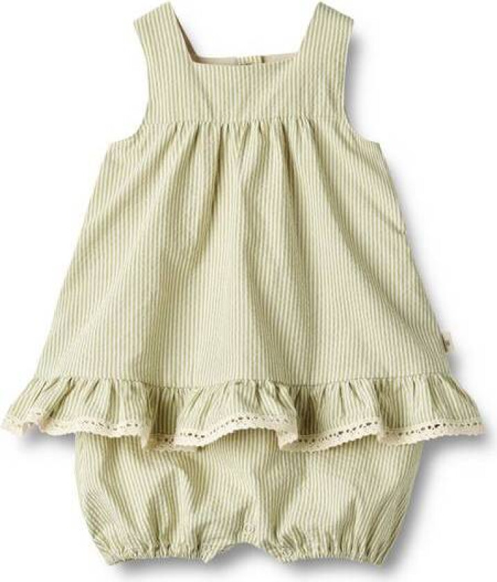 Kjole Harriet Green Stripe