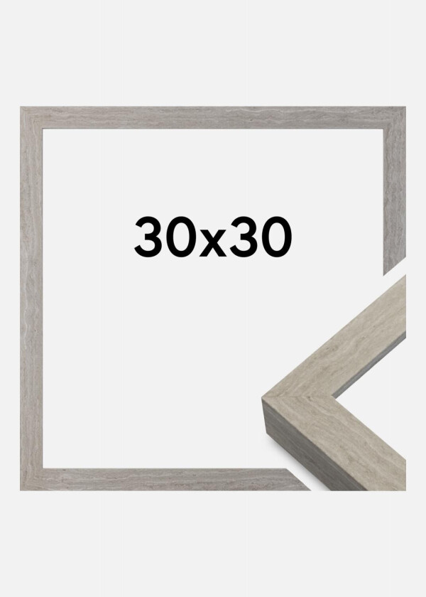 Ramme New Stockholm Grå 30x30 Cm