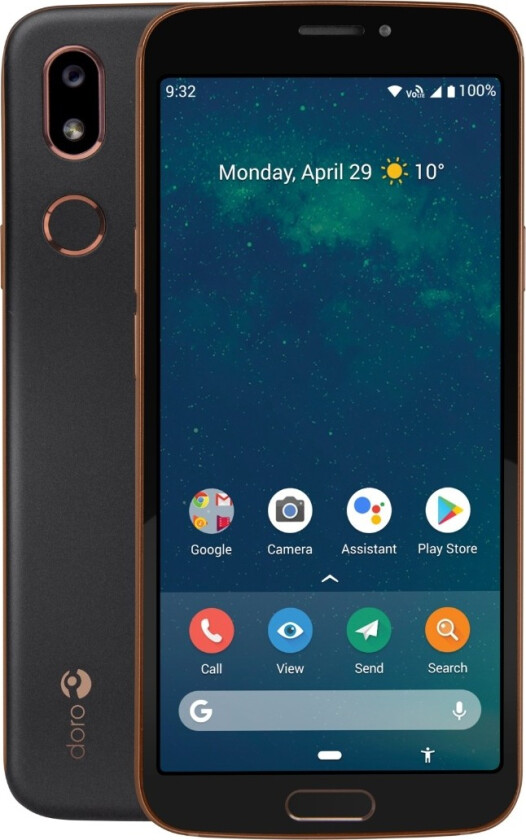 8080 smarttelefon (sort)