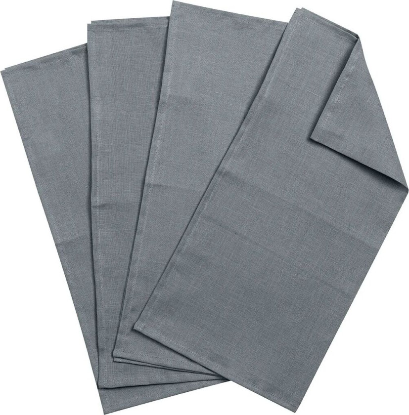 Clean servietter 45 x 45 cm 4-stk. smokey blue
