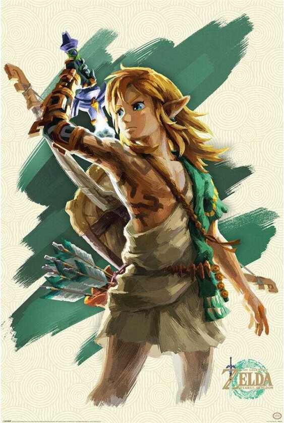 Pyramid The Legend of Zelda Tears of the Kingdom Poster Pack Link Unleashed 61 x 91 cm (5)