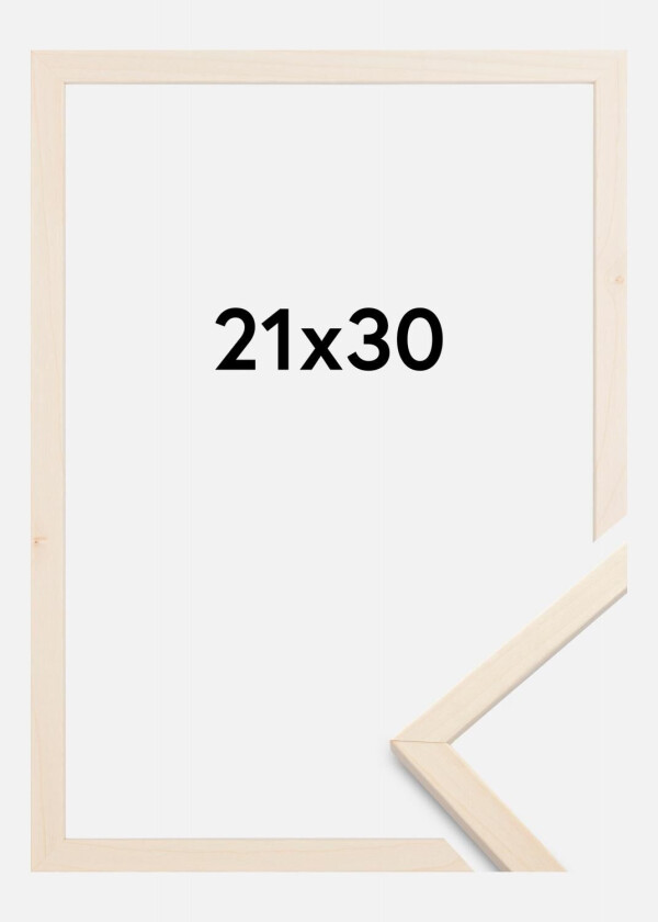 Ramme Edsbyn Akrylglass Lønn 21x30 Cm