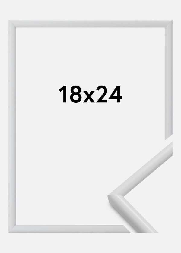 Ramme Galeria Hvit 18x24 Cm