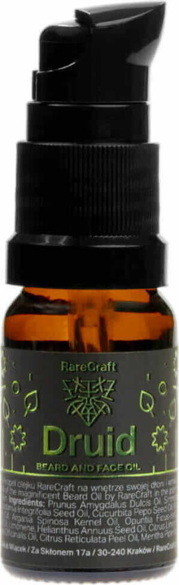 Rarecraft Druid, Beard Oil 10 Ml