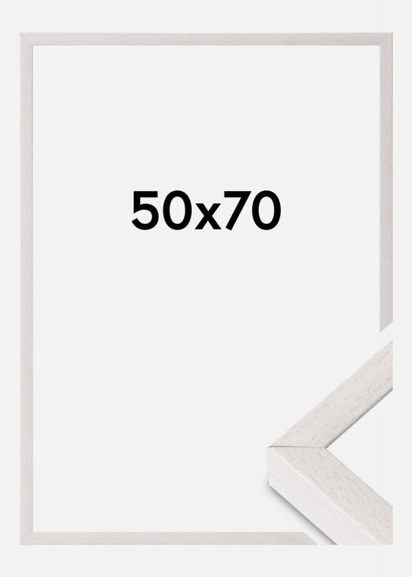 Ramme Neptune Akrylglass White Oak 50x70 Cm