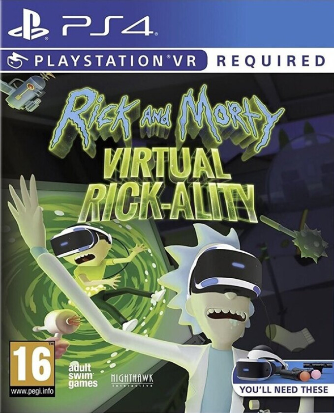 Rick and Morty Virtual Rick-Ality (PSVR) - Sony PlayStation 4 - Virtual Reality